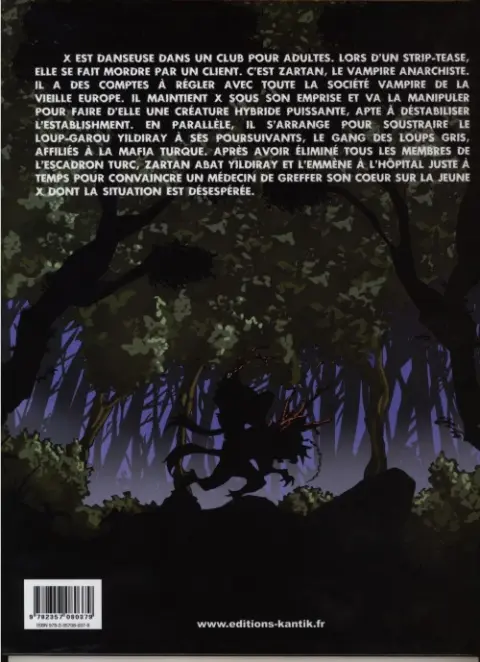 Verso de l'album Morsures Tome 1 À Cœur ouvert