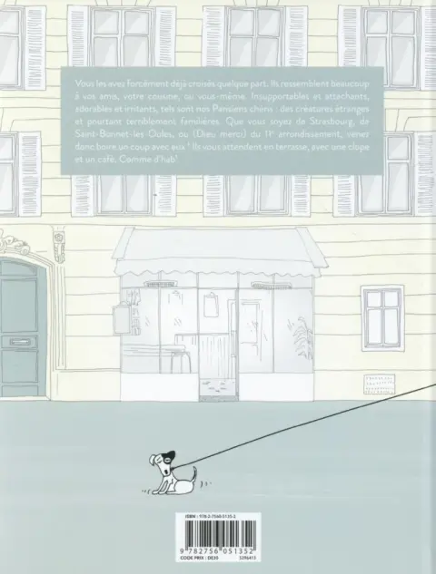 Verso de l'album Parisiens Chéris
