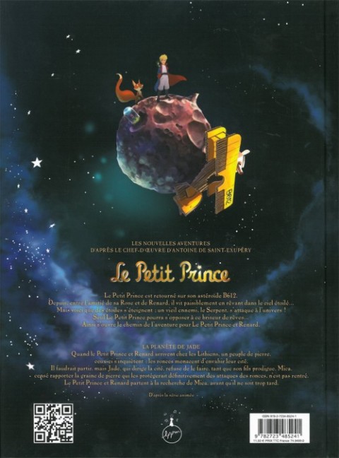 Verso de l'album Le Petit Prince - Les Nouvelles Aventures Tome 4 La Planète de Jade