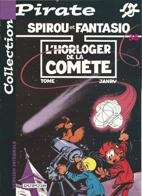 Couverture de l'album Spirou et Fantasio L'Horloger de la comète