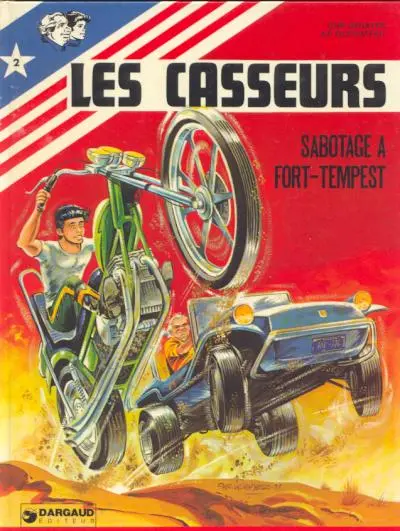 Couverture de l'album Les Casseurs Tome 2 Sabotage à Fort-Tempest