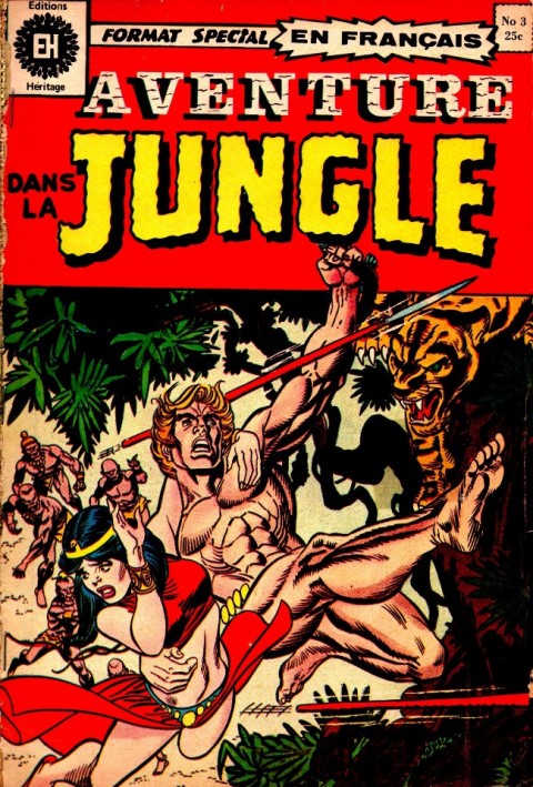 Couverture de l'album Aventure dans la jungle Tome 3 Tharn, le magnifique : Charge d'éléphant