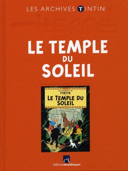 Couverture de l'album Les archives Tintin Tome 12 Le Temple du Soleil