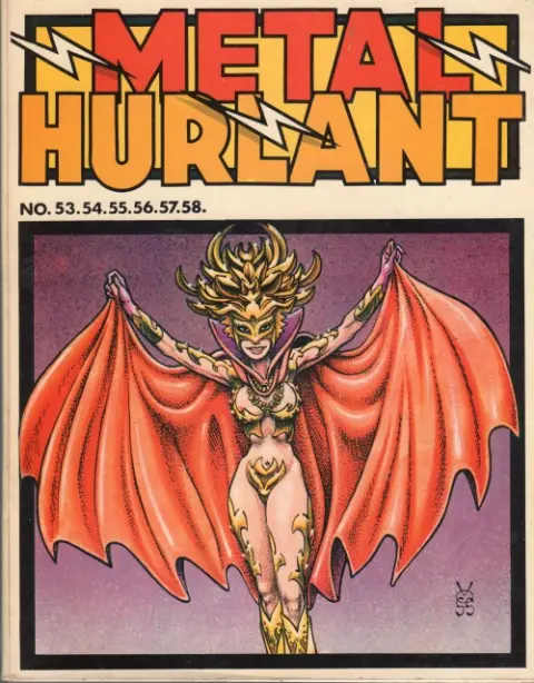 Métal Hurlant 12 Recueil Métal Hurlant n°53 à 58