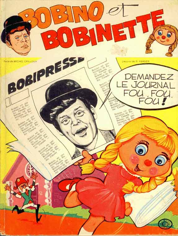 Couverture de l'album Bobino et Bobinette Tome 2 Le journal fou, fou, fou...