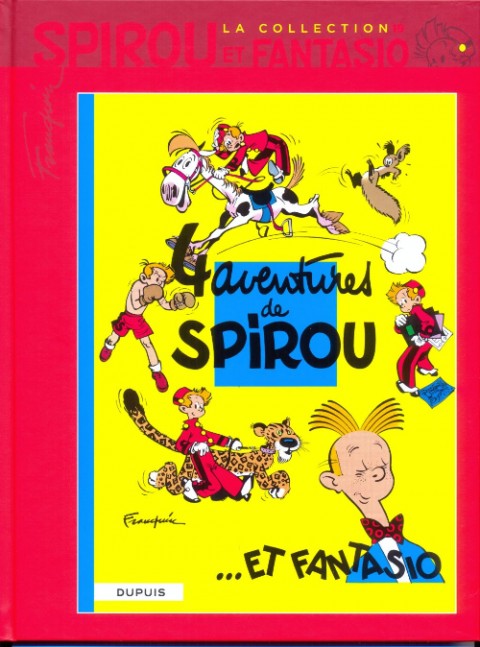 Couverture de l'album Spirou et Fantasio La collection Tome 19 4 aventures de Spirou... et Fantasio