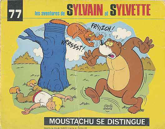 Couverture de l'album Sylvain et Sylvette Tome 77 Moustachu se distingue
