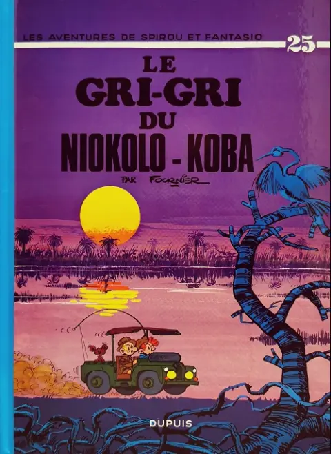 Couverture de l'album Spirou et Fantasio Tome 25 Le gri-gri du Niokolo-Koba