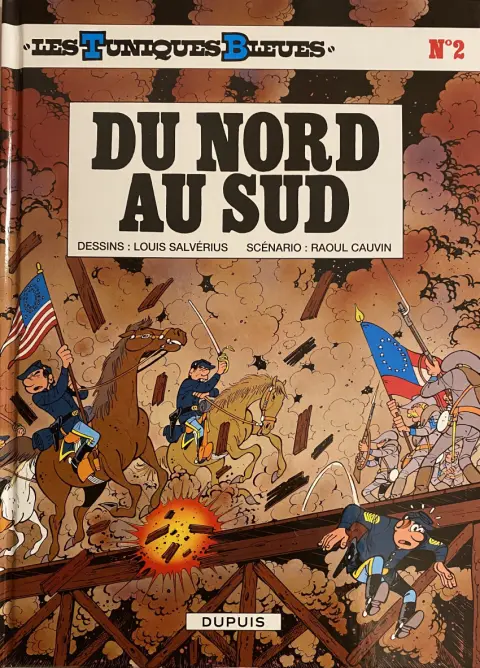 Couverture de l'album Les Tuniques Bleues Tome 2 Du Nord au Sud