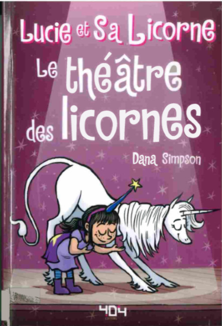 Couverture de l'album Lucie et sa licorne Tome 8 Le théâtre des licornes