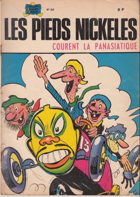 Couverture de l'album Les Pieds Nickelés Tome 33 Les Pieds Nickelés courent la panasiatique