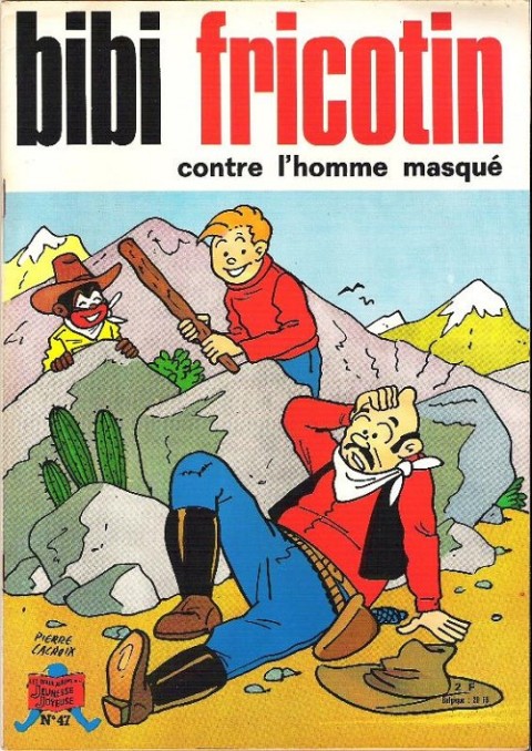 Bibi Fricotin 2e Série - Societé Parisienne d'Edition Tome 47 Bibi Fricotin contre l'homme masqué