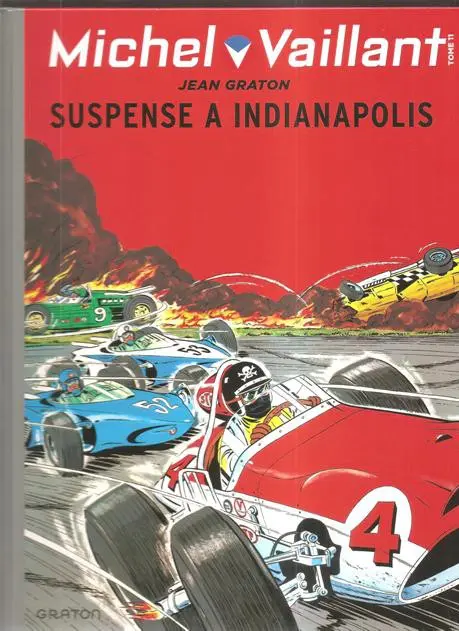 Couverture de l'album Michel Vaillant Tome 11 Suspense à Indianapolis