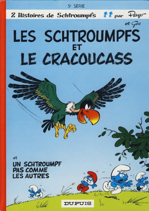 Couverture de l'album Les Schtroumpfs Tome 5 Les Schtroumpfs et le Cracoucass et un Schtroumpf pas comme les autres