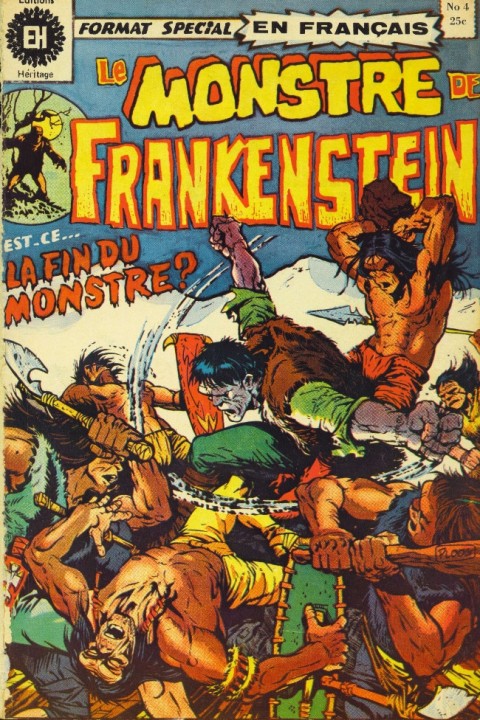 Couverture de l'album Le Monstre de Frankenstein Tome 4 Mort du monstre !