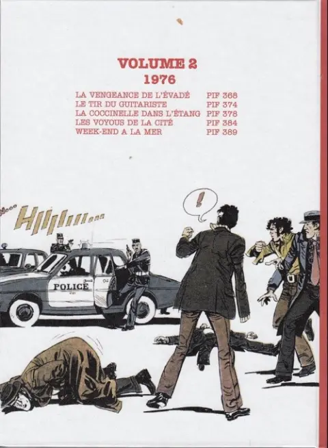 Verso de l'album Sandberg - Père & Fils Tome 2