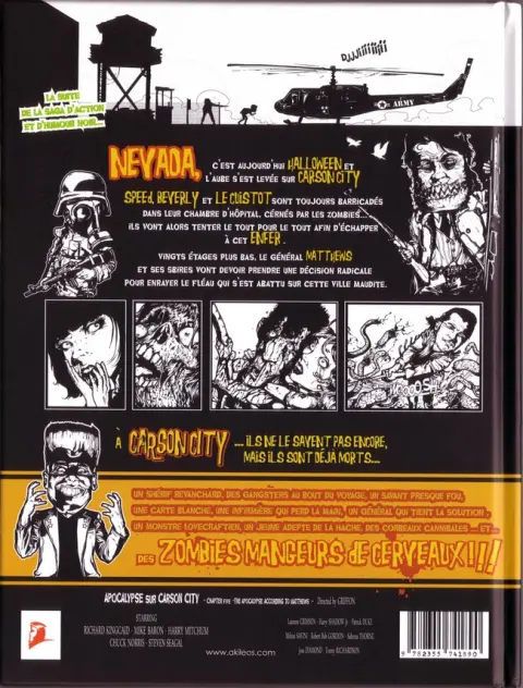Verso de l'album Apocalypse sur Carson City Tome 5 L'apocalypse selon Matthews