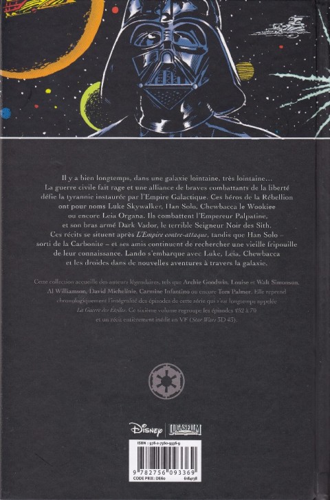Verso de l'album Star Wars - Classic Tome 6