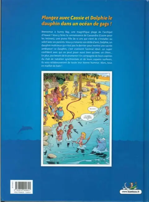 Verso de l'album Sunny Bay Tome 1 Un amour de dauphin