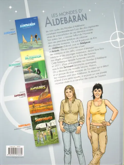 Verso de l'album Survivants - Anomalies quantiques Épisode 5