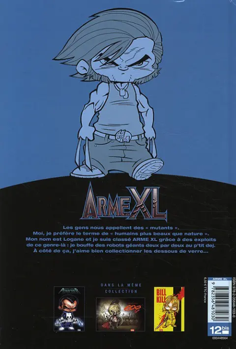 Verso de l'album Arme XL