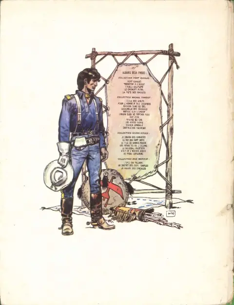 Verso de l'album Blueberry Tome 5 La piste des Navajos