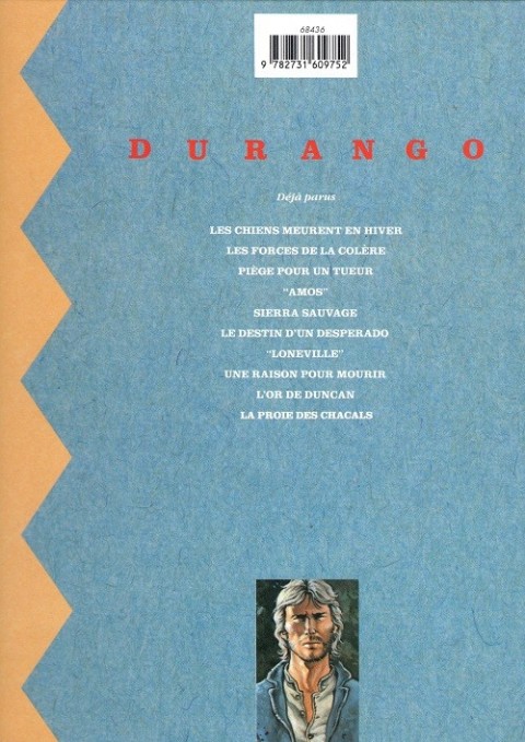 Verso de l'album Durango Tome 5 Sierra sauvage