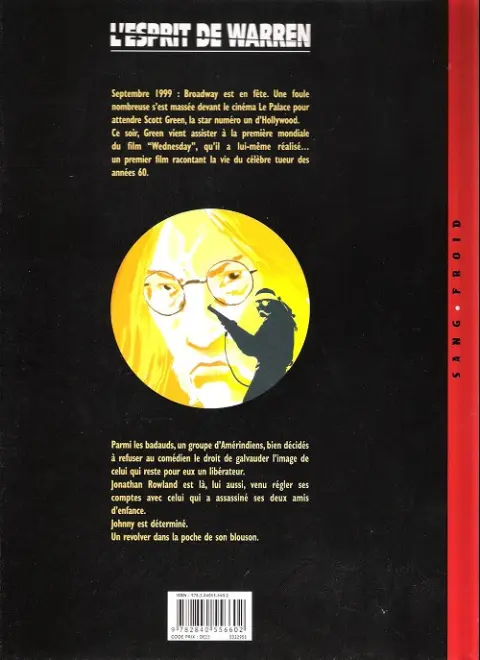 Verso de l'album L'Esprit de Warren Tome 4 Encore quelques heures à vivre