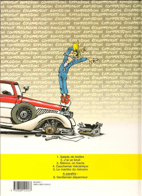 Verso de l'album Garage Isidore Tome 4 Cauchemar mécanique