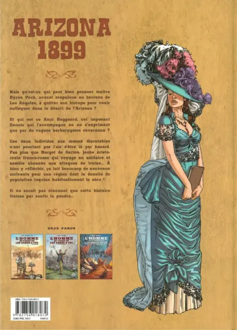 Verso de l'album L'Homme qui n'aimait pas les armes à feu Tome 1 Chili con carnage