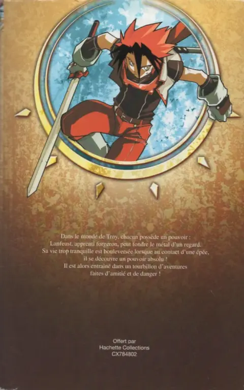 Verso de l'album Lanfeust Quest 1