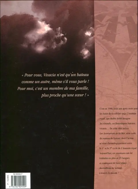 Verso de l'album Les Aventuriers de la Mer Tome 1 Vivacia
