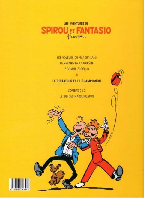Verso de l'album Spirou et Fantasio Tome 7 Le dictateur et le champignon