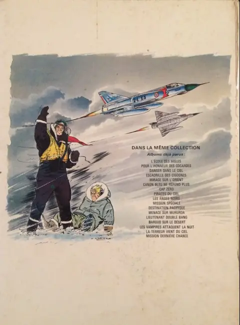 Verso de l'album Tanguy et Laverdure Tome 1 L'école des Aigles