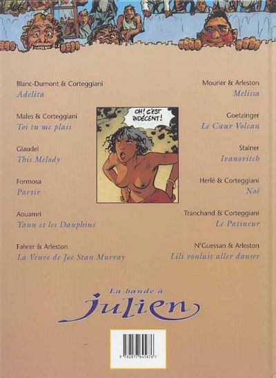 Verso de l'album La Bande à Julien