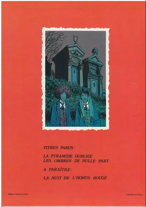 Verso de l'album Victor Billetdoux Tome 2 Les ombres de nulle part