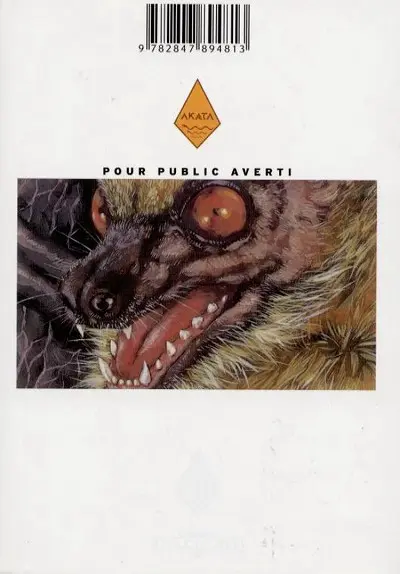 Verso de l'album Coq de combat 12