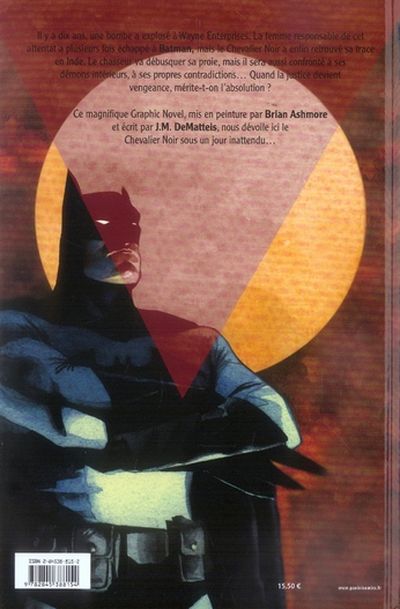 Verso de l'album Batman : Absolution