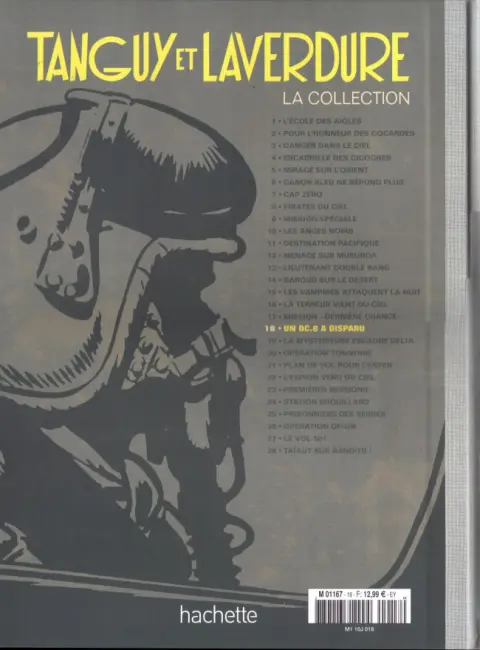 Verso de l'album Tanguy et Laverdure - La Collection Tome 18 Un DC.8 a disparu