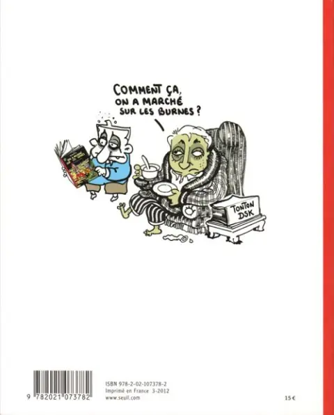 Verso de l'album On a marché sur les urnes Présidentielle 2012
