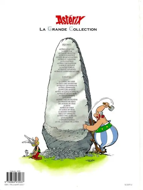 Verso de l'album Astérix La Grande Collection Tome 28 Astérix chez Rahàzade