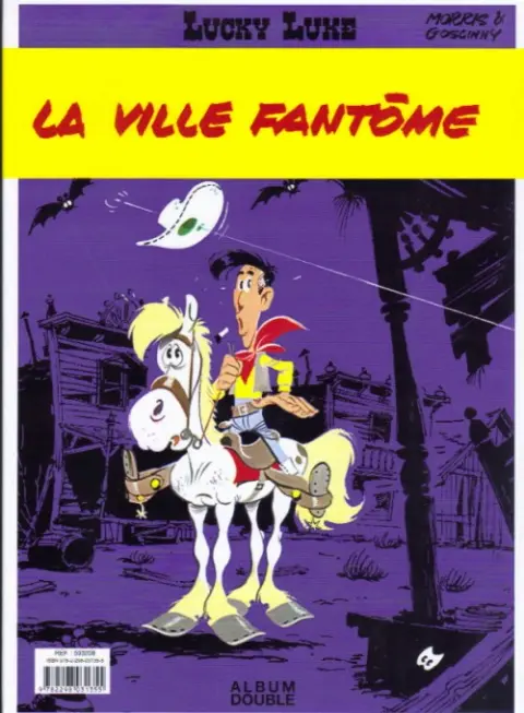 Verso de l'album Lucky Luke Tomes 24 et 25 La caravane / La ville fantôme