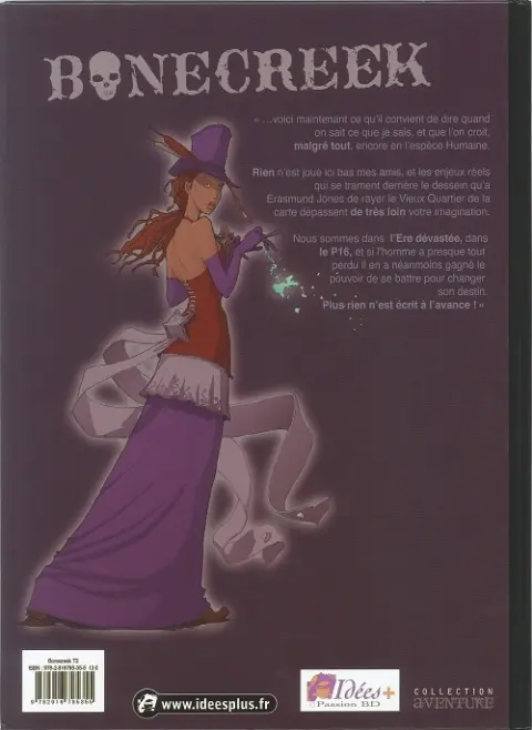 Verso de l'album Bonecreek Tome 2 Erasmund Jones