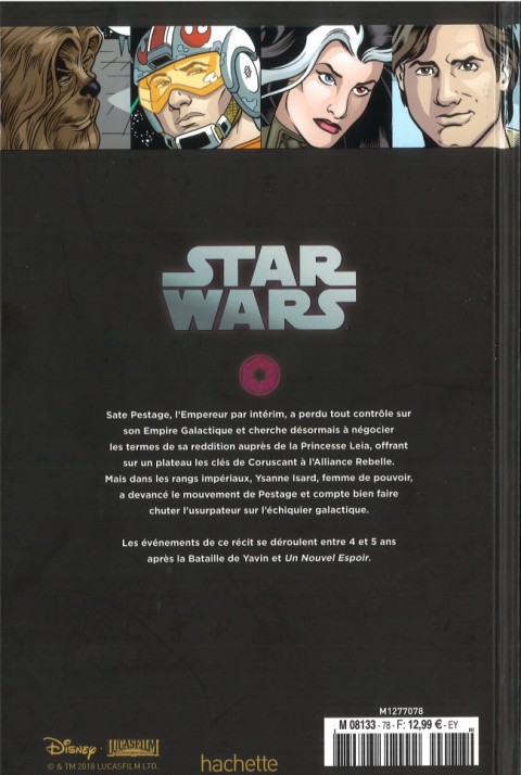 Verso de l'album Star Wars - Légendes - La Collection Tome 78 X-Wing - X. Mascarade
