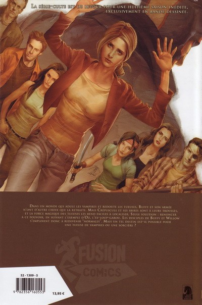 Verso de l'album Buffy contre les vampires - Saison 08 Tome 6 Retraite