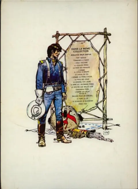 Verso de l'album Blueberry Tome 15 Ballade pour un cercueil