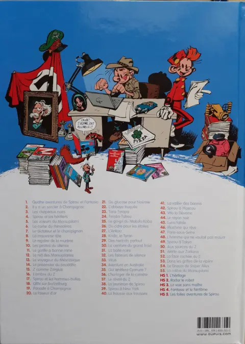 Verso de l'album Spirou et Fantasio Hors-Série 2 Radar le robot
