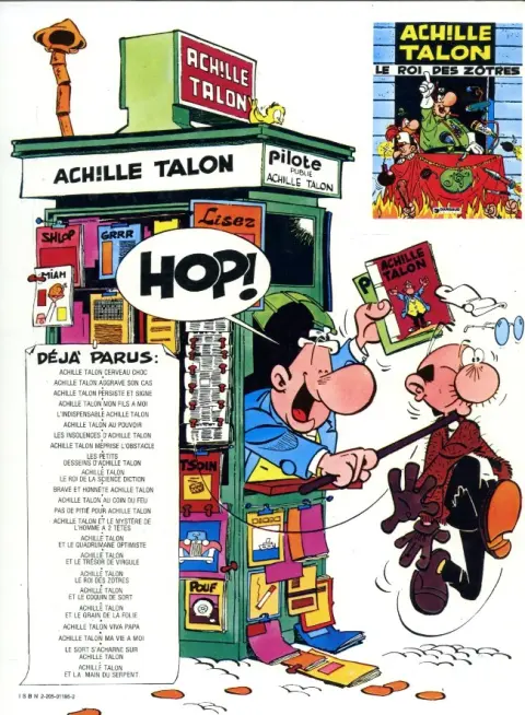 Verso de l'album Achille Talon Tome 20 Viva Papa!