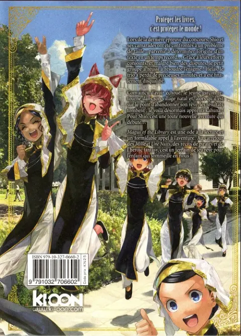 Verso de l'album Magus of the Library 4