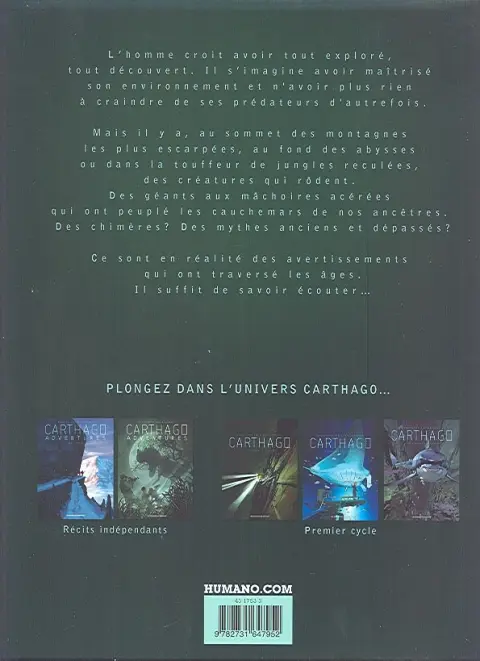 Verso de l'album Carthago Adventures Tome 2 Chipekwe